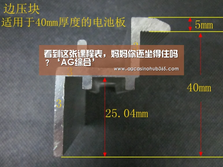 看到这张课程表,妈妈你还坐得住吗?‘AG综合’(图2) AG百家乐